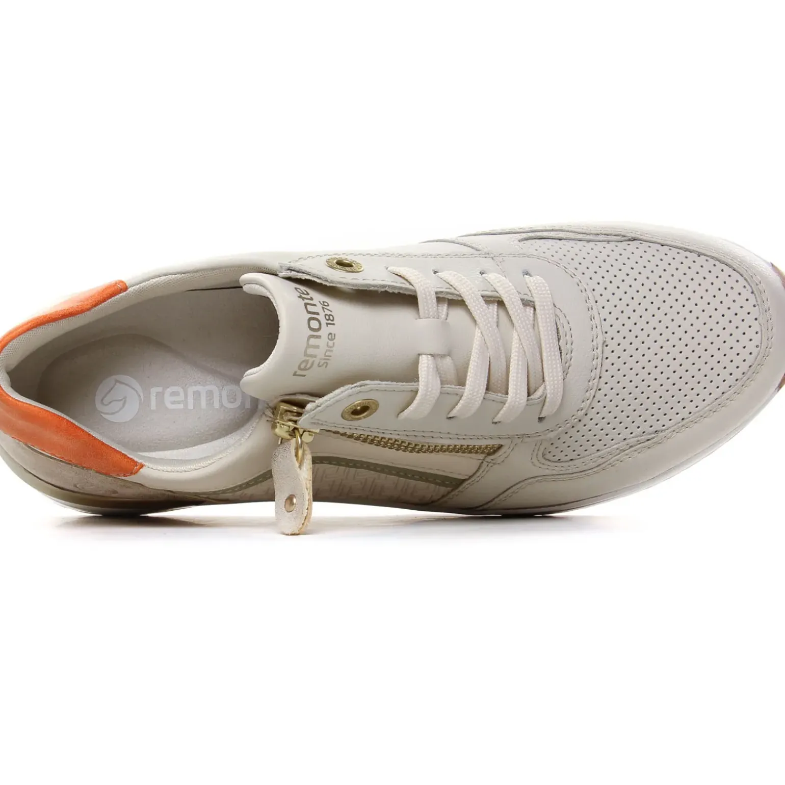 Baskets Compensees Remonte D0T10-80 Offwhite