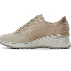 Baskets Compensees Rieker N4316-62 Beige