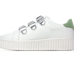Baskets Compensees Vanessa Wu Bonnie Vert Amande