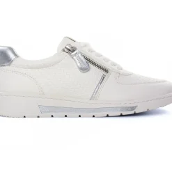 Baskets Mode Jana 23776 White Silver