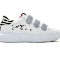 Baskets Mode Semerdjian Barry 6715 Blanc Zebre