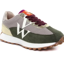 Baskets Mode Vanessa Wu Faustine Bk2655 Kaki