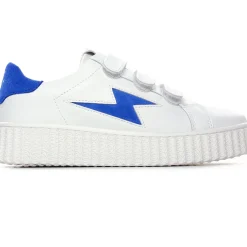 Baskets Mode Vanessa Wu Vicky Bleu Electrique