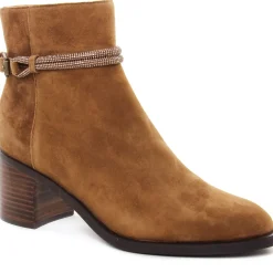 Boots Talon Mamzelle Ovino Velours Camel