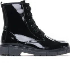 Bottines À Lacets Marco Tozzi 25282 Black Patent