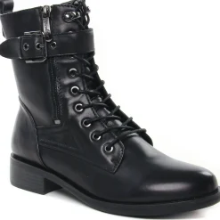Bottines À Lacets Regarde Le Ciel Jada-01 Black