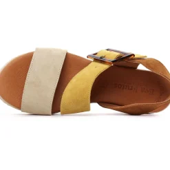 Espadrilles Compensées Eva Frutos 718 Beige Cuero