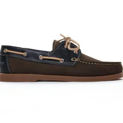 Mocassins Bateaux Yann Bolligen 1421 Nubuck Marron