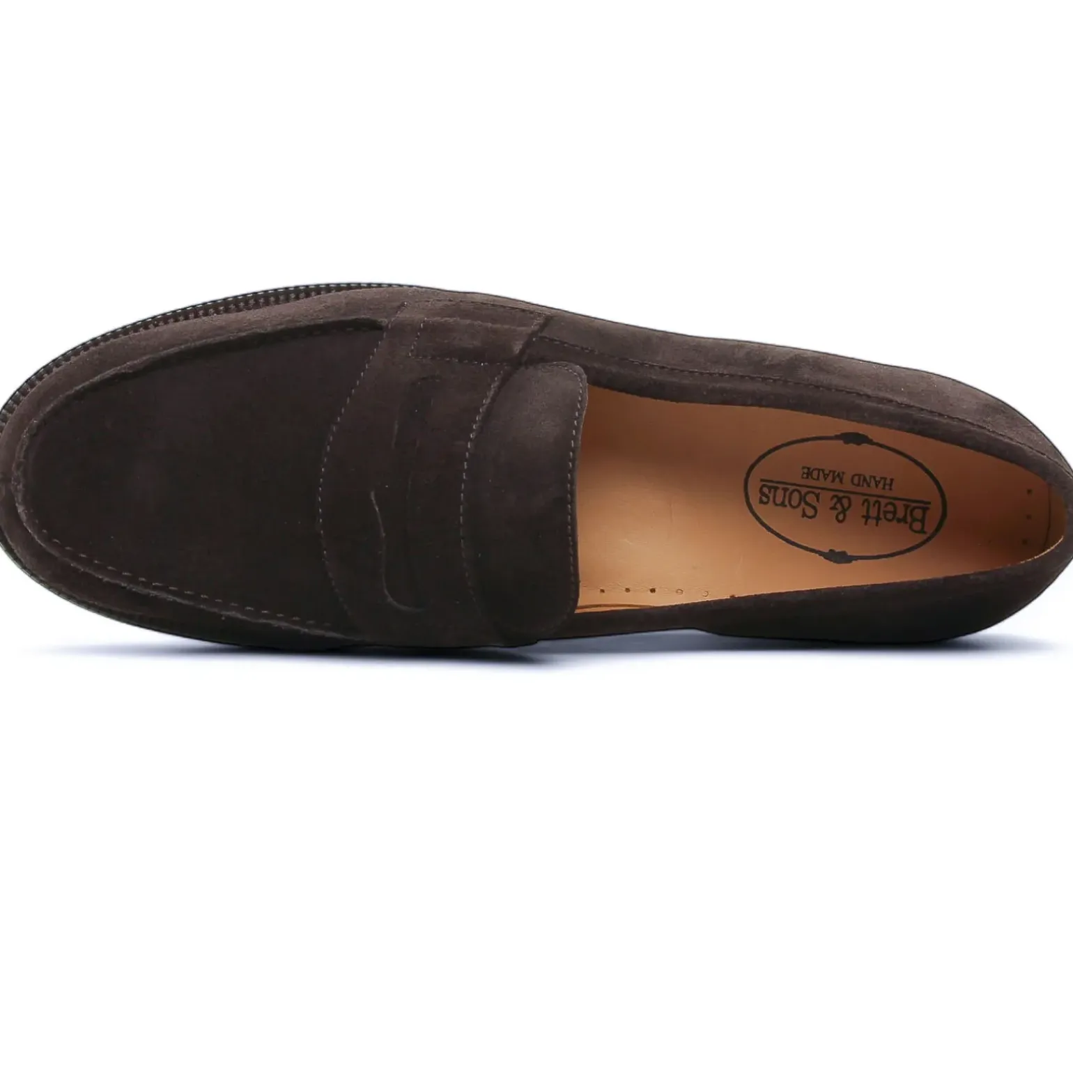 Mocassins Brett Sons James V Velours Marron