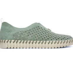 Mocassins Confort Rieker N1963-52 Mint Weiss