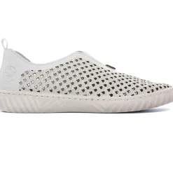 Mocassins Confort Rieker N0965-80 Weiss