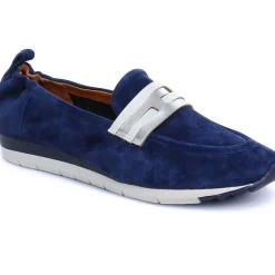 Mocassins Fugitive Venutz Velours Navy