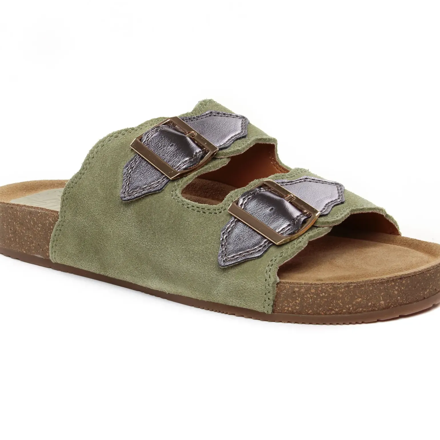 Mules Mtng Lin 54085 kaki bronze