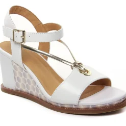 Nu-Pieds Compensés Fugitive Irdil Blanc