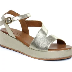 Nu-Pieds Compensés Scarlatine Galy Platine