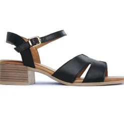 Nu-Pieds Talon Scarlatine Jade Noir