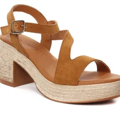 Nu-Pieds Talons Hauts Eva Frutos 4642 Cuero