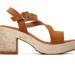 Nu-Pieds Talons Hauts Eva Frutos 4642 Cuero