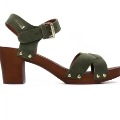 Nu-Pieds Talons Hauts Les Tropeziennes Toopino Kaki