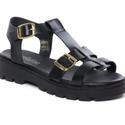 Sandales Compensées Scarlatine Co45420B Noir
