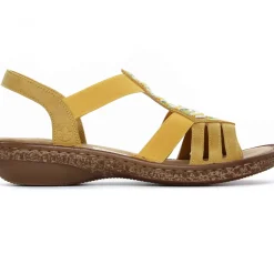 Sandales Rieker 62808-68 Gelb