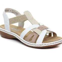 Sandales Rieker 65918-81 Pebble Weiss