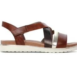 Sandales Rieker V5073-24 Reh Gold