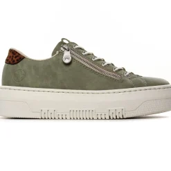 Tennis Plateforme Rieker M1952-52 Kaki Leop