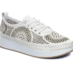 Tennis Plateforme Scarlatine Okapi Blanc