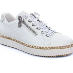 Tennis Rieker M2940-80 Weiss Silver