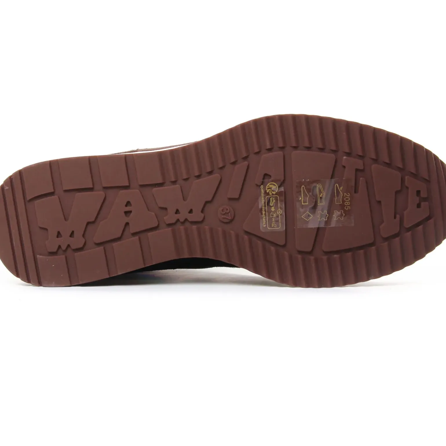 Baskets Compensees Mamzelle Veris Velour Chocolat