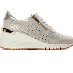 Baskets Compensees Marco Tozzi 23501 Platinum Comb