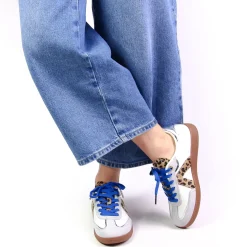 Baskets Mode Asfvlt Elite White Leopard