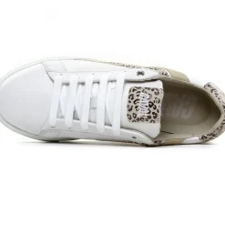 Baskets Mode Caval Bassla F Blanc Leopard
