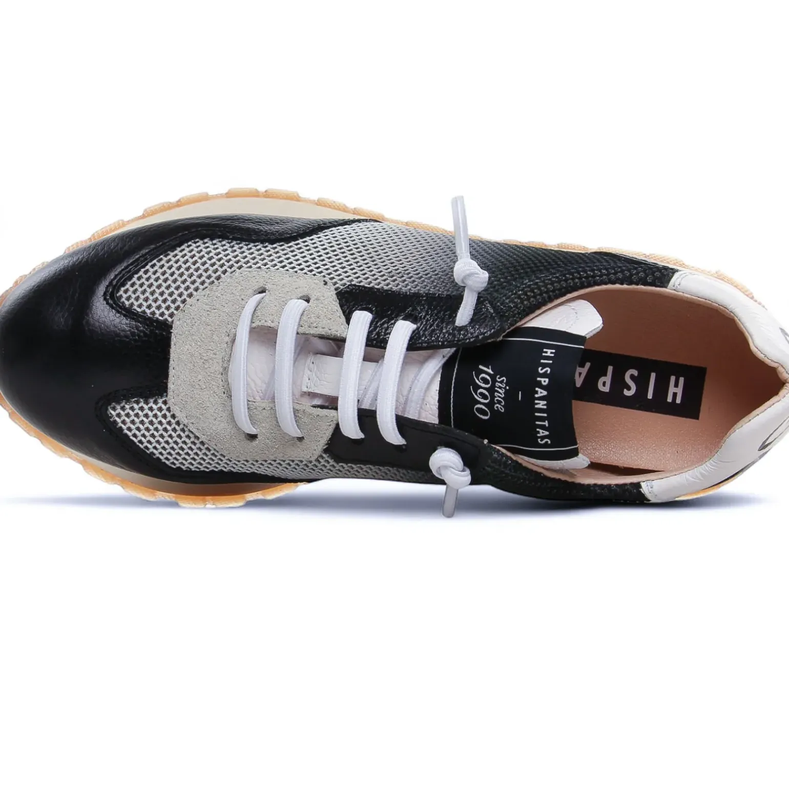 Baskets Mode Hispanitas Cervo Black White