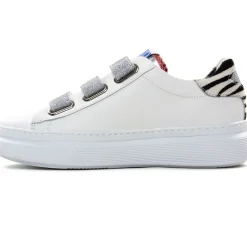 Baskets Mode Semerdjian Barry 6715 Blanc Zebre