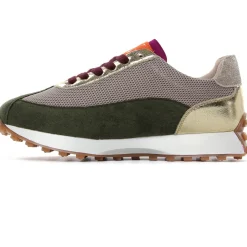 Baskets Mode Vanessa Wu Faustine Bk2655 Kaki