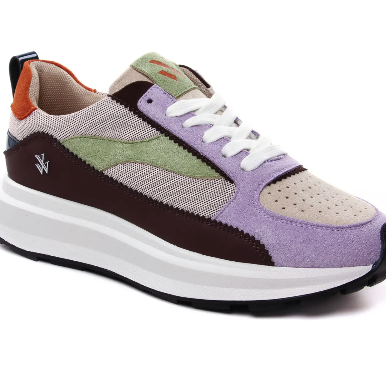 Baskets Plateforme Vanessa Wu Emma Bk2528 Lilas