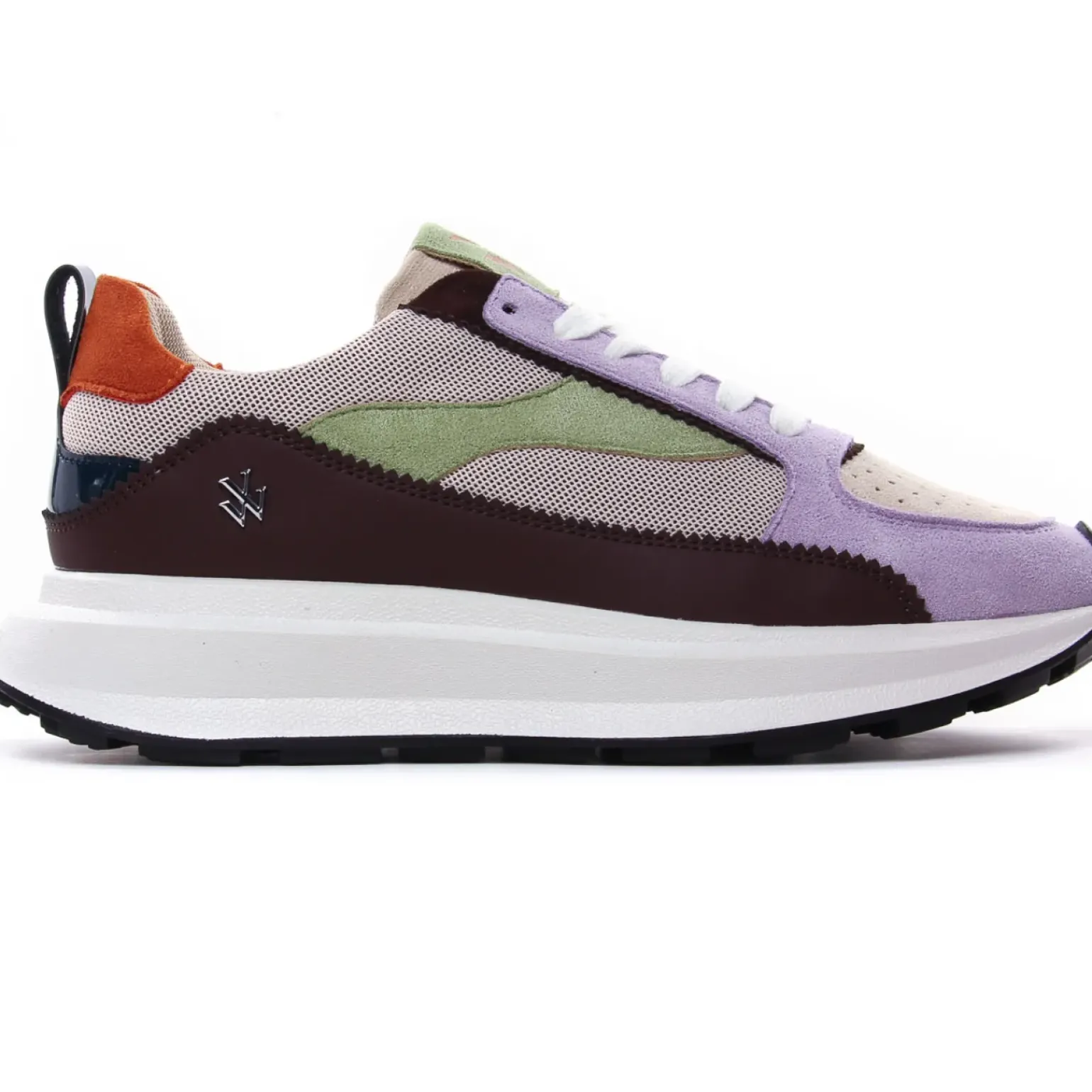 Baskets Plateforme Vanessa Wu Emma Bk2528 Lilas