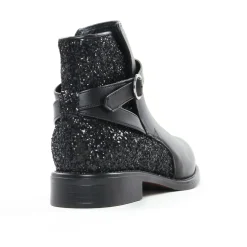 Boots Jodhpur Scarlatine Co99327 Noir Noir Lisse