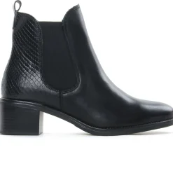 Boots Élastiquées Scarlatine Co99120 Ba Noir Noir Lisse