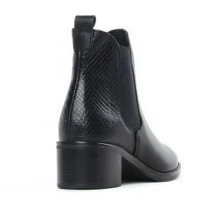 Boots Élastiquées Scarlatine Co99120 Ba Noir Noir Lisse