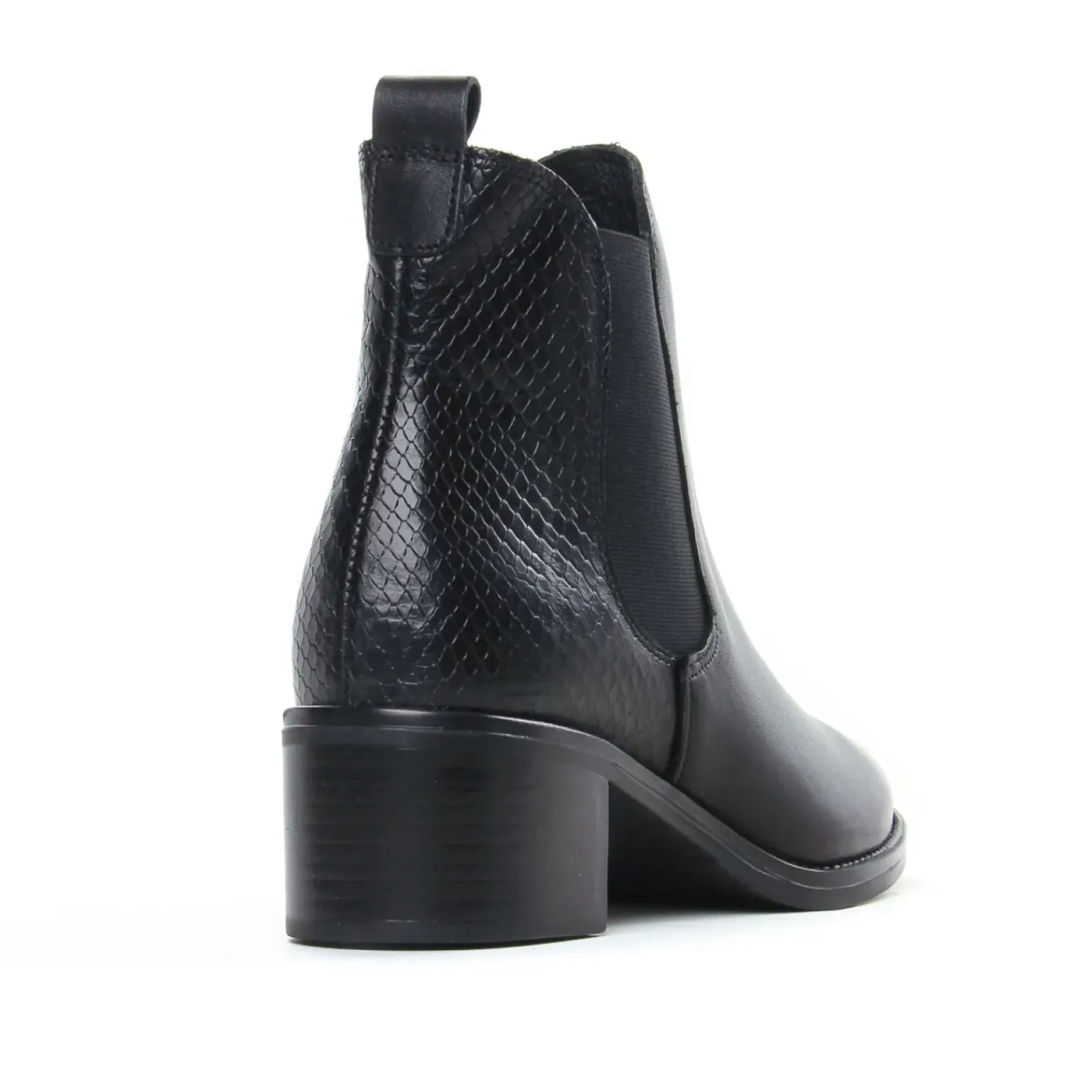 Boots Élastiquées Scarlatine Co99120 Ba Noir Noir Lisse