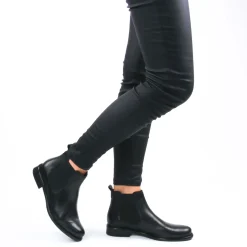 Boots Élastiquées Scarlatine Co77545 B Noir Lisse