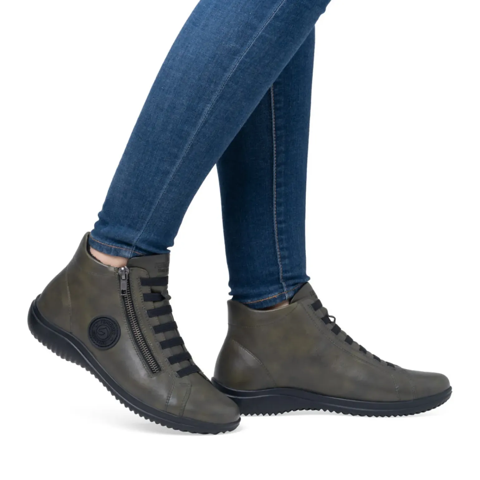 Boots Remonte D1E70-52 Vert Foncé
