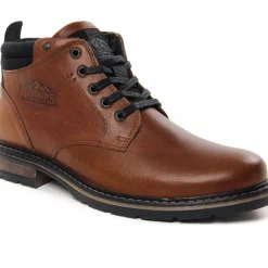 Bottines Chukka Redskins Equilibre Cognac Noir