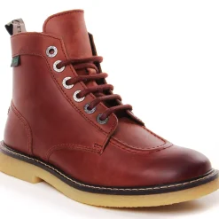 Bottines À Lacets Kickers 947293 Rouge