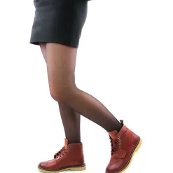 Bottines À Lacets Kickers 947293 Rouge