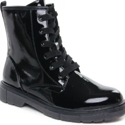 Bottines À Lacets Marco Tozzi 25282 Black Patent