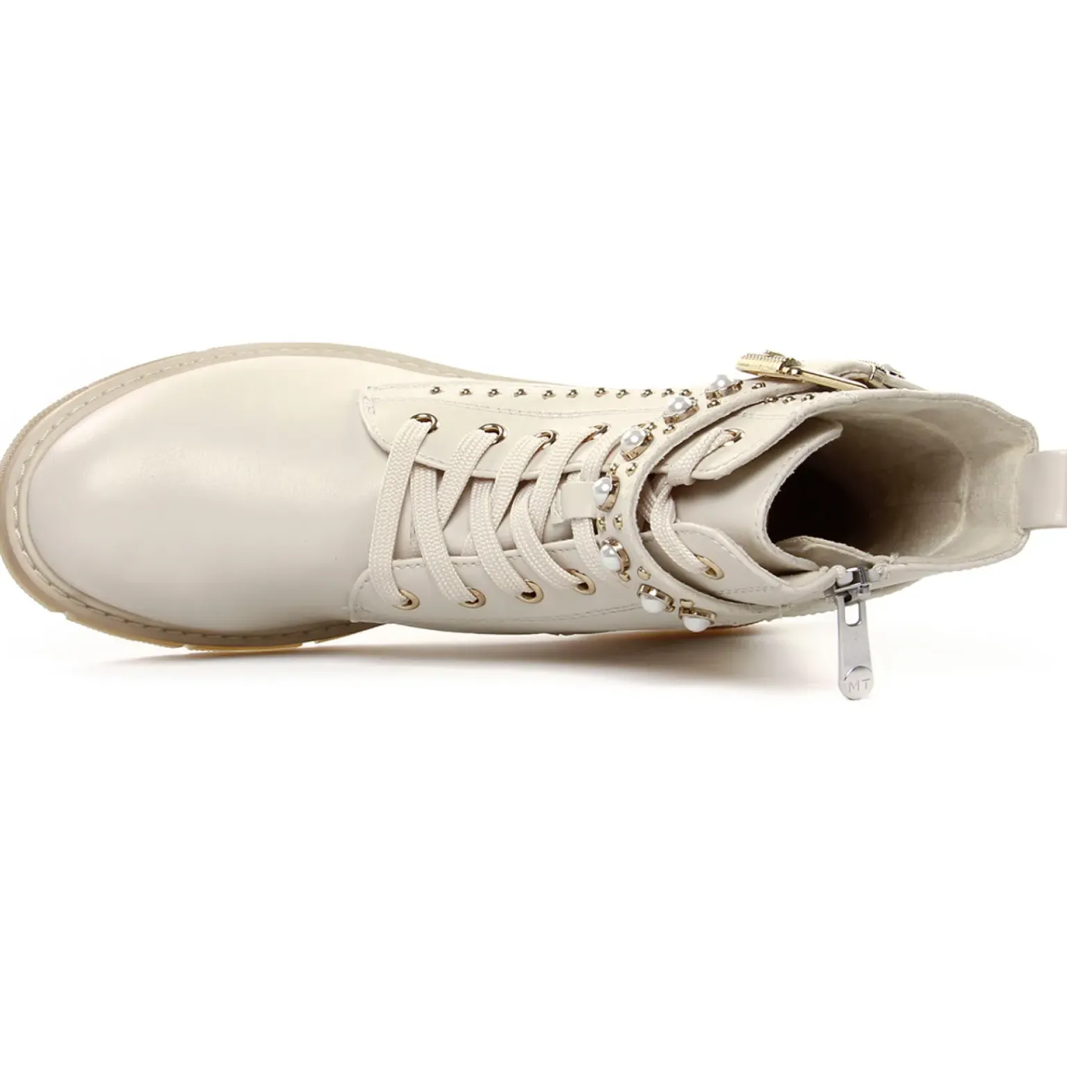 Bottines À Lacets Marco Tozzi 25230 Cream Comb